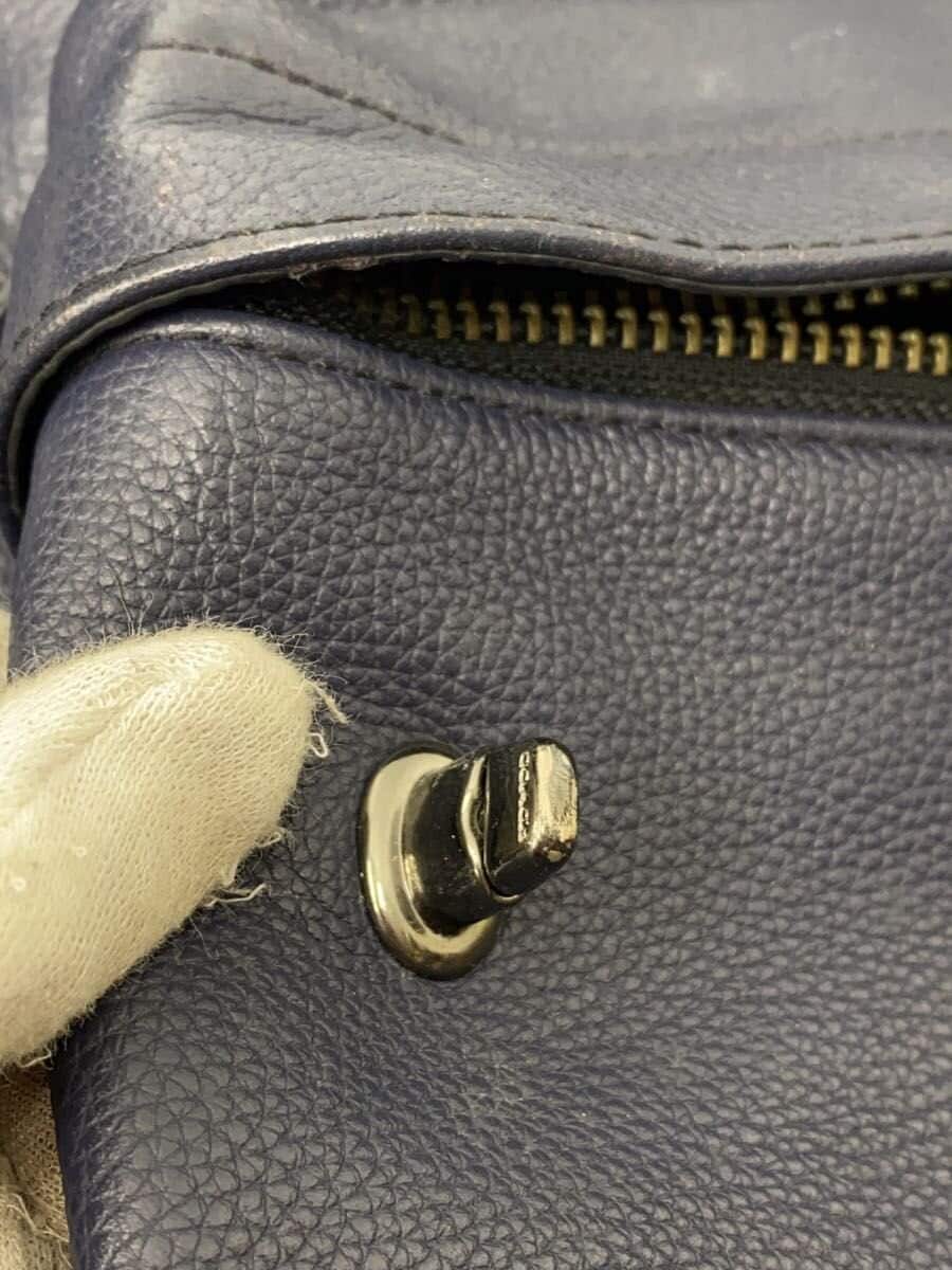 COACH Backpack Leather NVY 71622 8