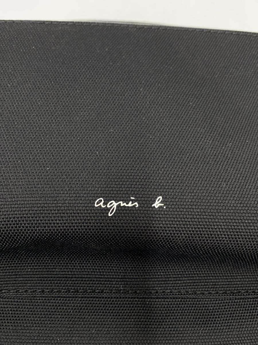 agnes b. Waist Bag Nylon BLK Solid 5