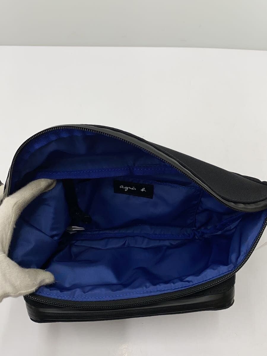 agnes b. Waist Bag Nylon BLK Solid 6