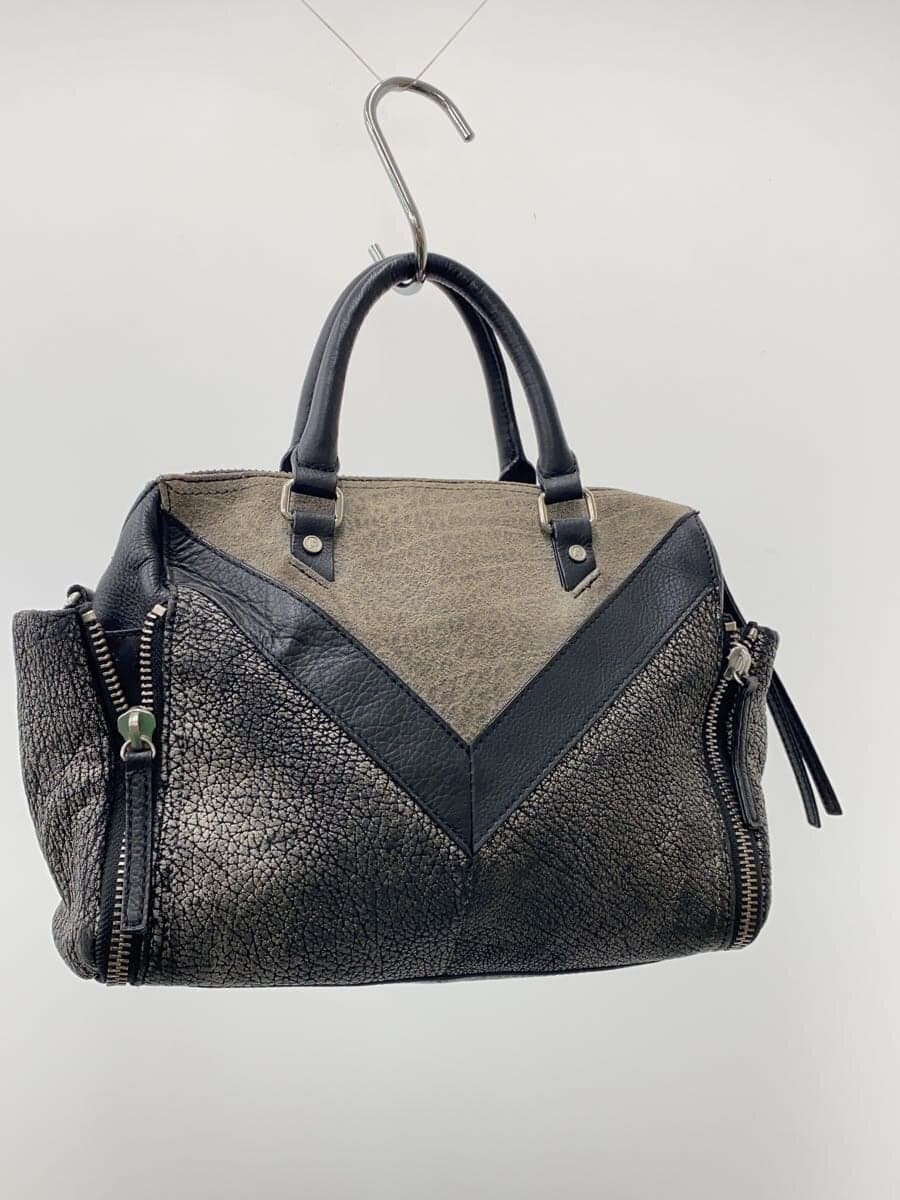 DIESEL Tote Bag Leather BLK 3