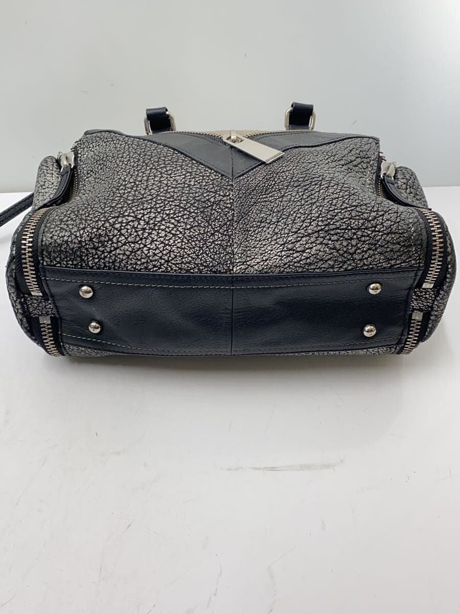 DIESEL Tote Bag Leather BLK 4