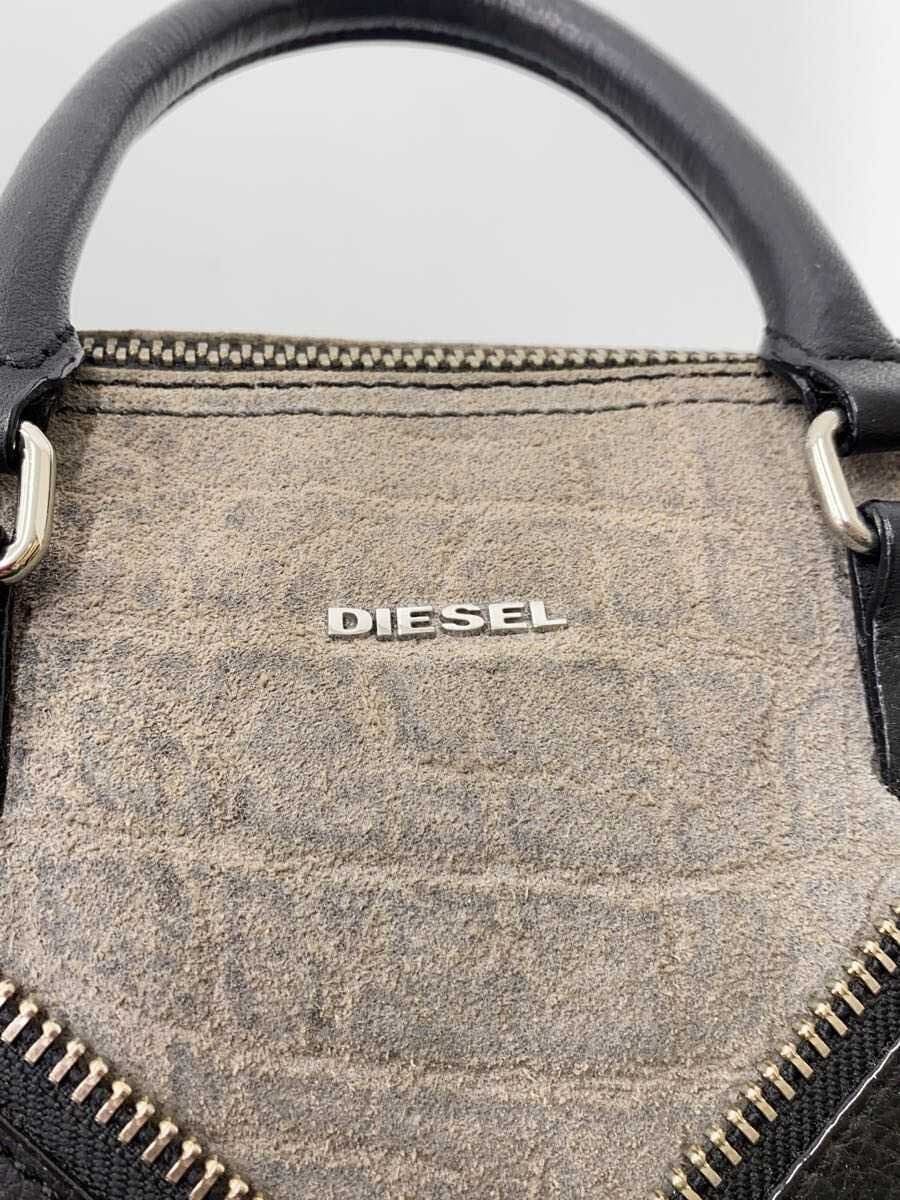 DIESEL Tote Bag Leather BLK 5