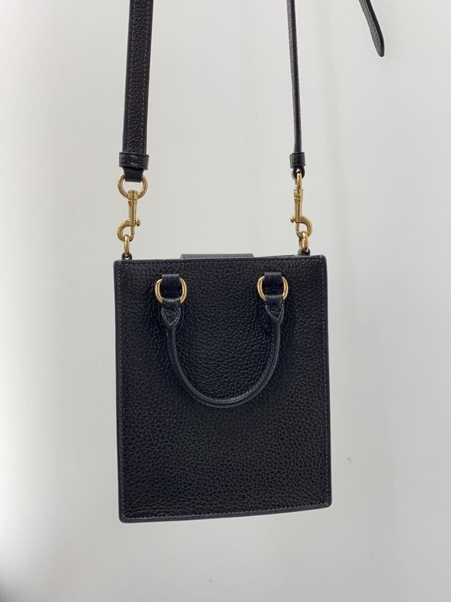 COACH Shoulder Bag Black CJ500 3