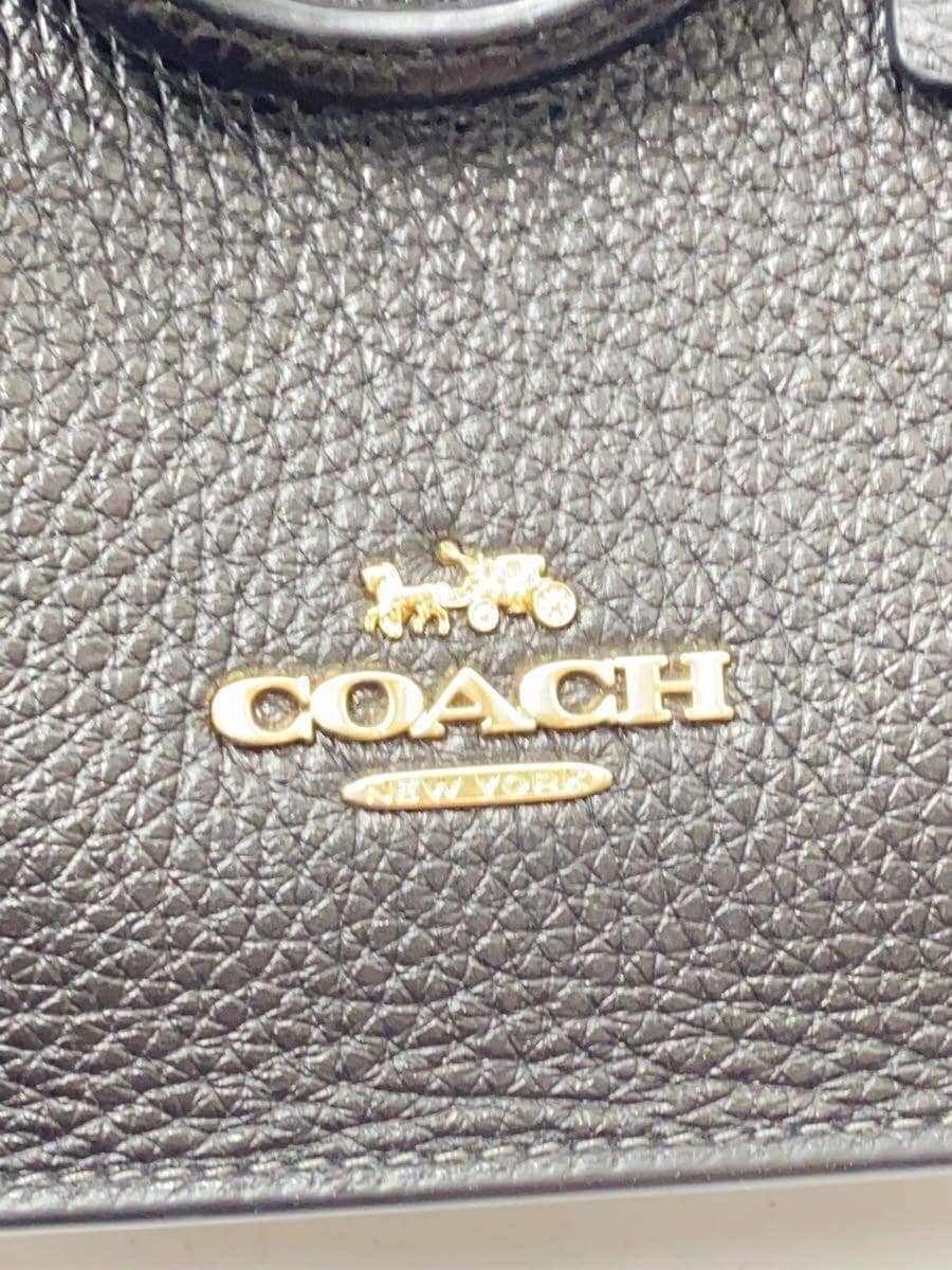 COACH Shoulder Bag Black CJ500 5