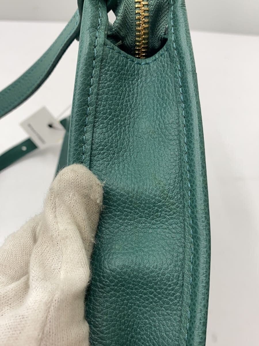LONGCHAMP surface scratches present shoulder bag leather GRN solid 10138021 7