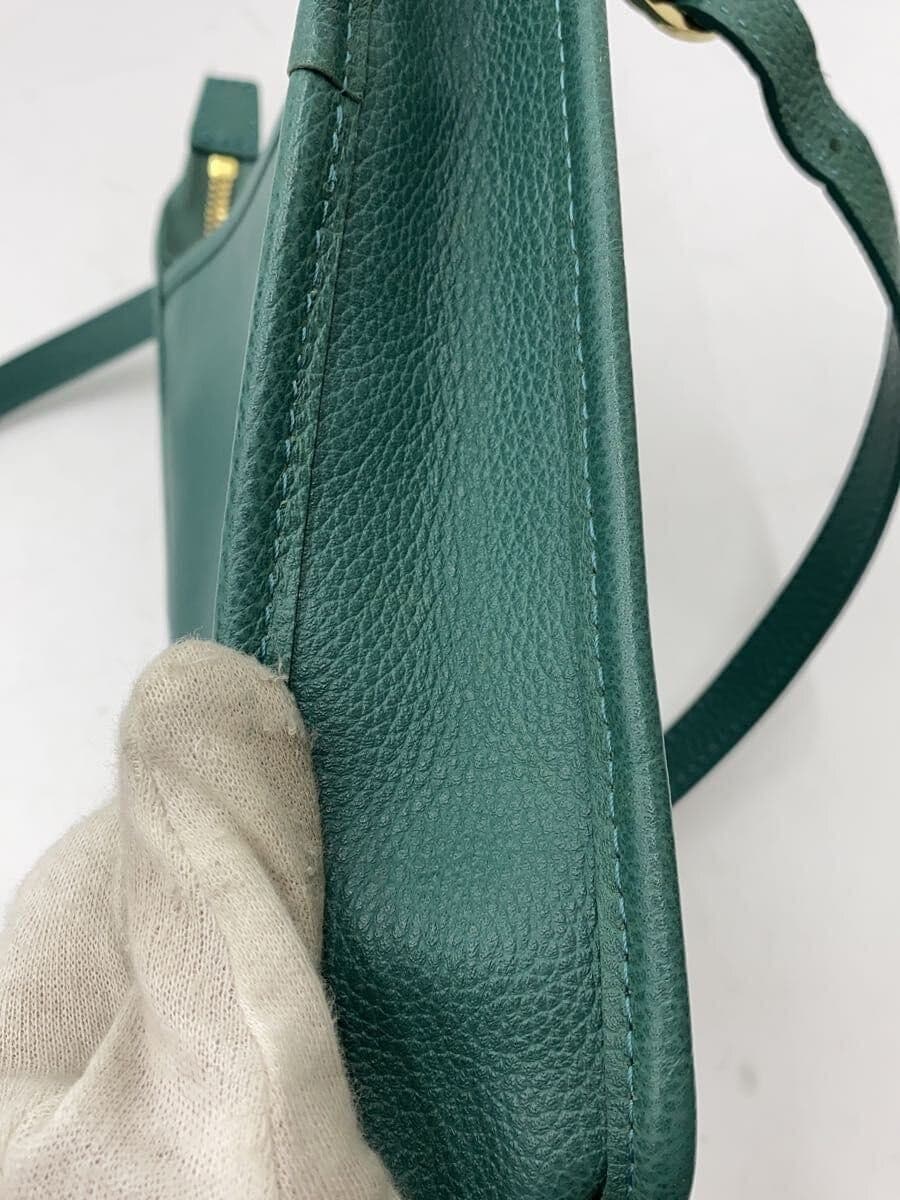 LONGCHAMP surface scratches present shoulder bag leather GRN solid 10138021 8