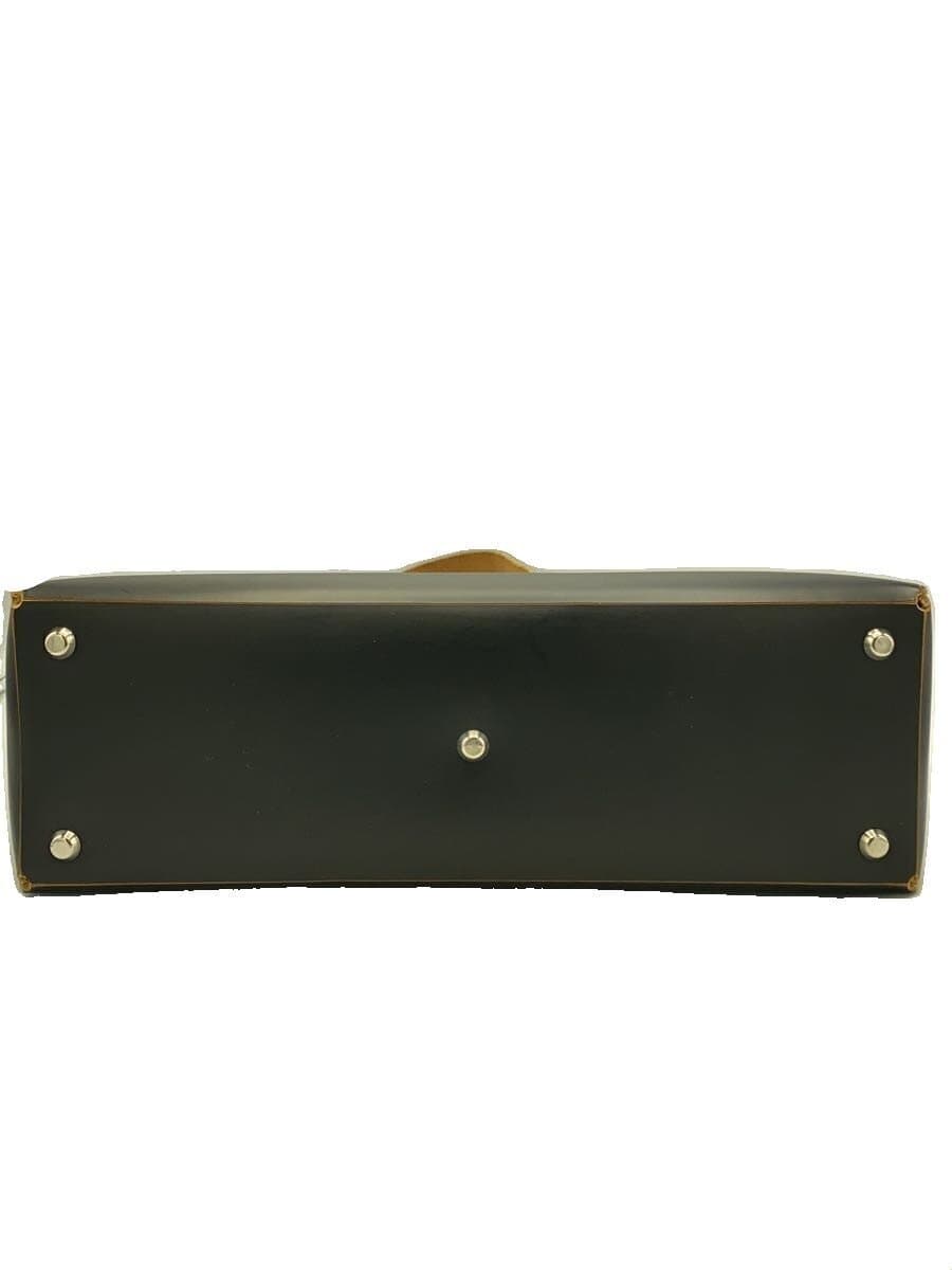 Hender Scheme Assemble Rectangle Bag Tote Bag Leather BLK Solid 4