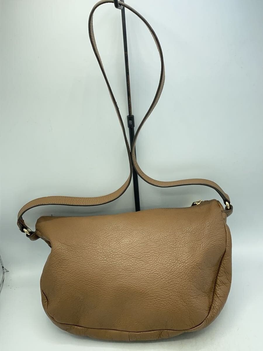 FURLA Shoulder Bag Leather BRW Solid f6065 3