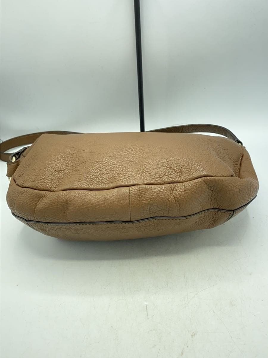 FURLA Shoulder Bag Leather BRW Solid f6065 4