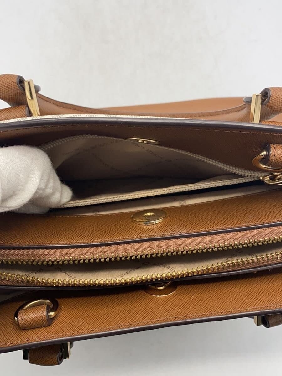 MICHAEL KORS Tote Bag Leather BEG Monogram IM-1910 8