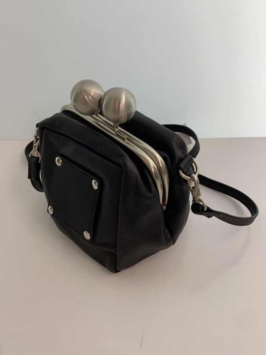 Kawa-Kawa Shoulder Bag Leather Black 295-BK 2