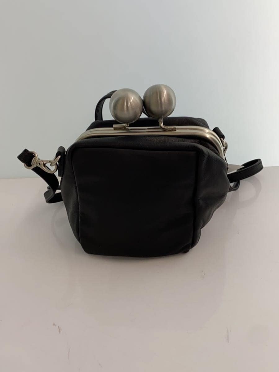 Kawa-Kawa Shoulder Bag Leather Black 295-BK 3