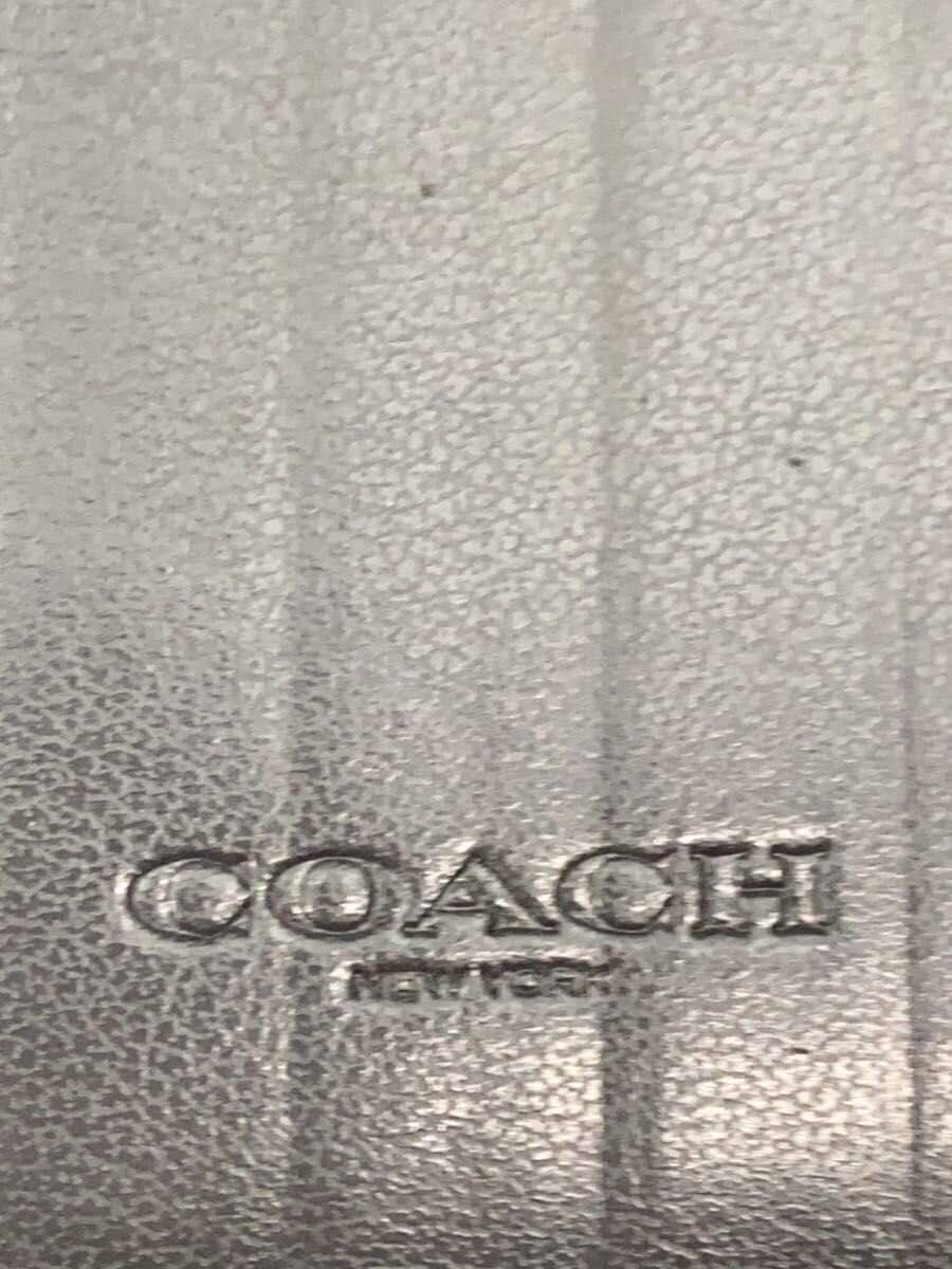 COACH Double Zip Travel Organizer Second Bag Leather BLK 5