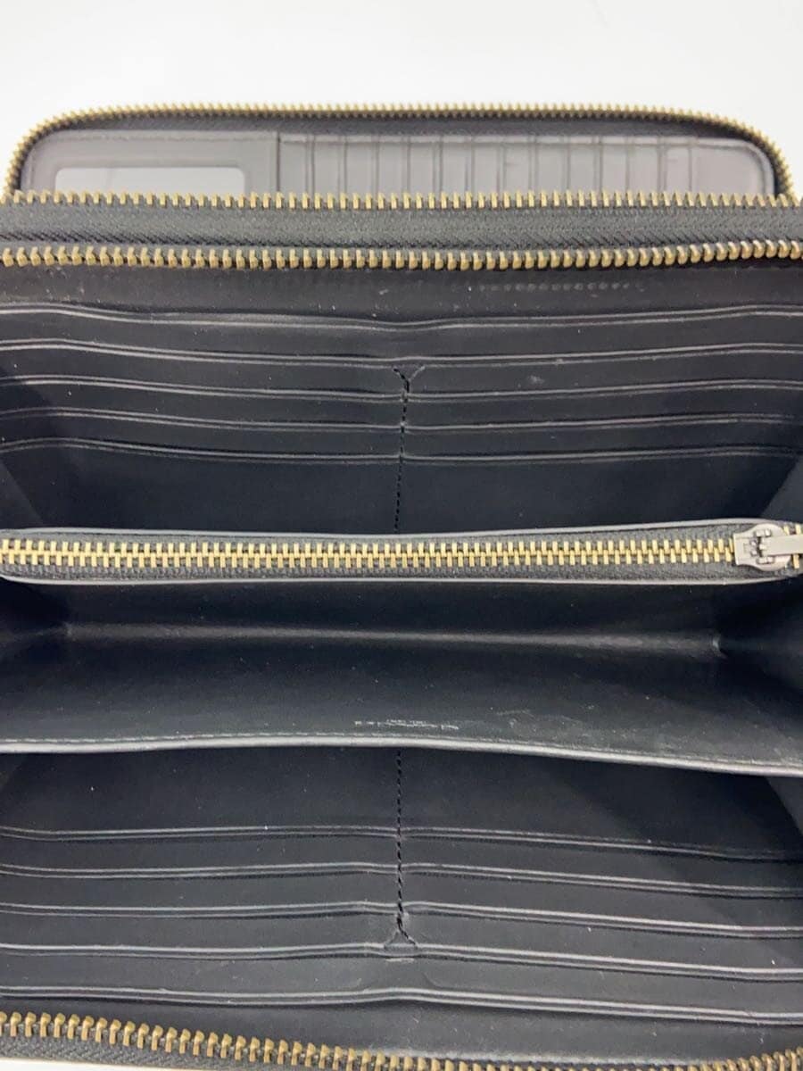 COACH Double Zip Travel Organizer Second Bag Leather BLK 6