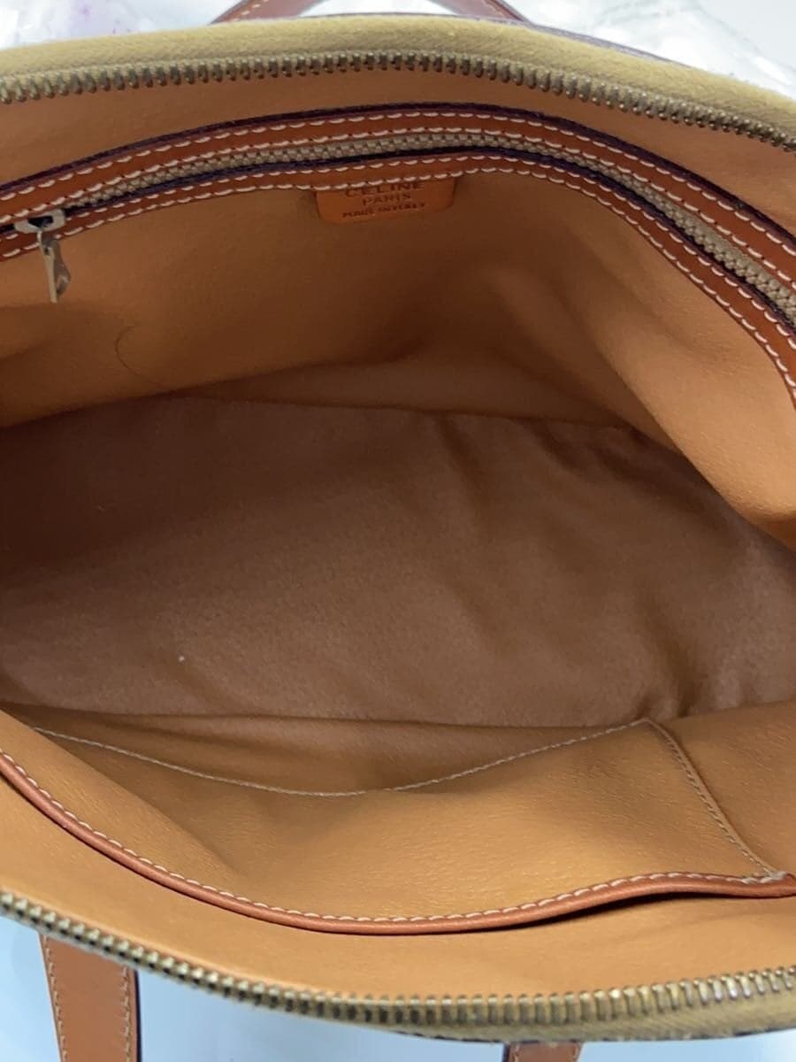 CELINE 2way Macadam pattern Some dirt on the corners Handbag Leather BRW 6