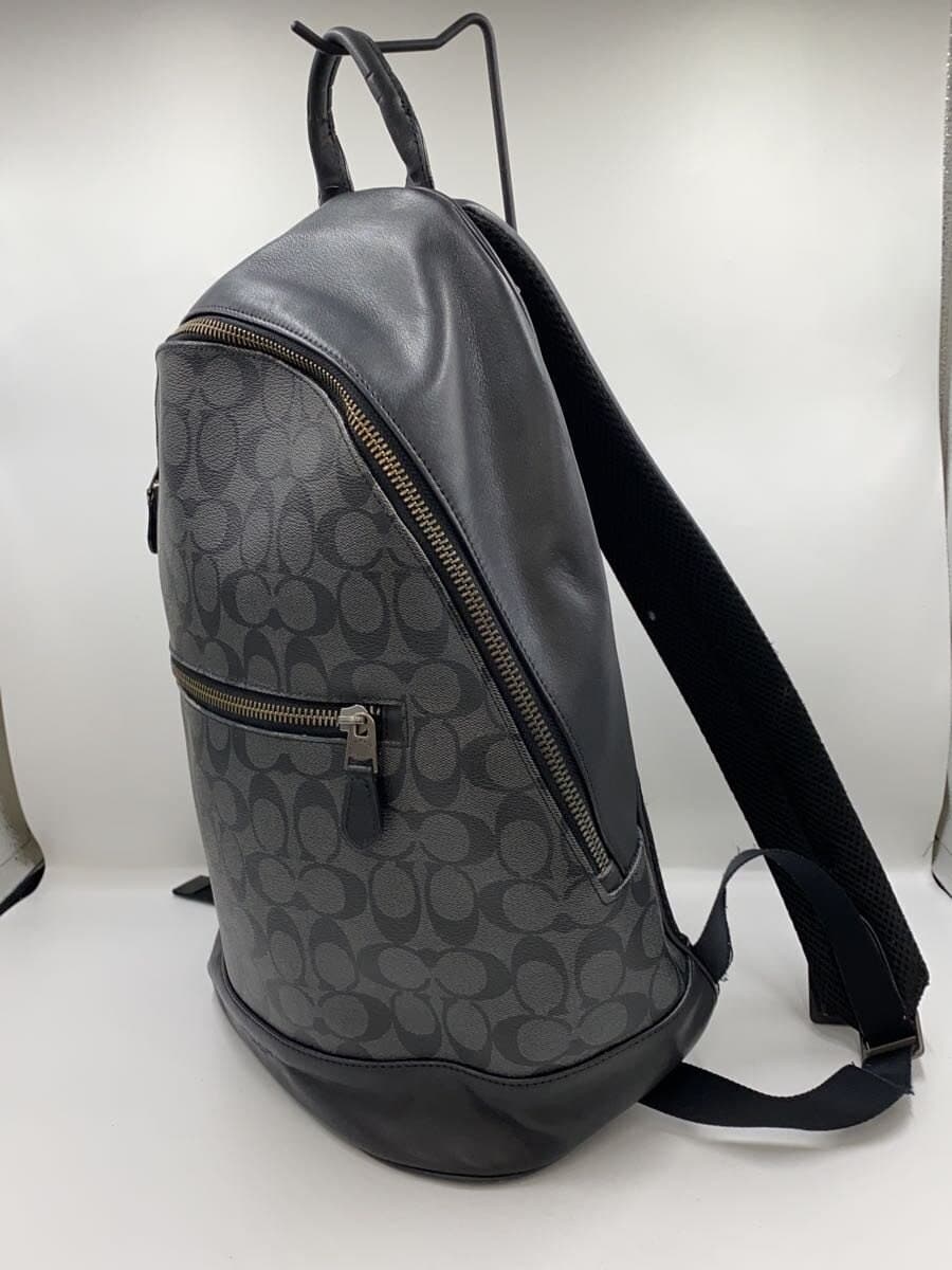 COACH Backpack Leather Black All-over pattern F78756 2
