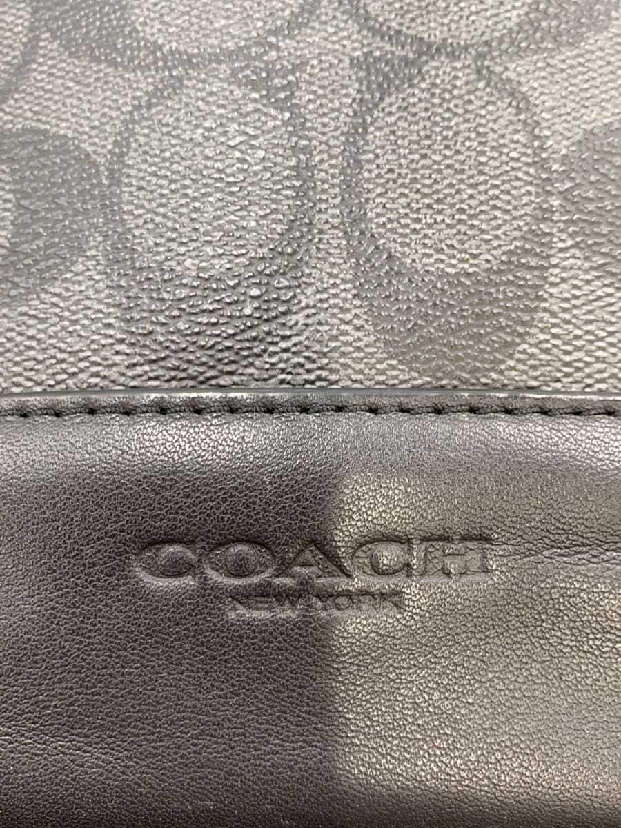 COACH Backpack Leather Black All-over pattern F78756 5