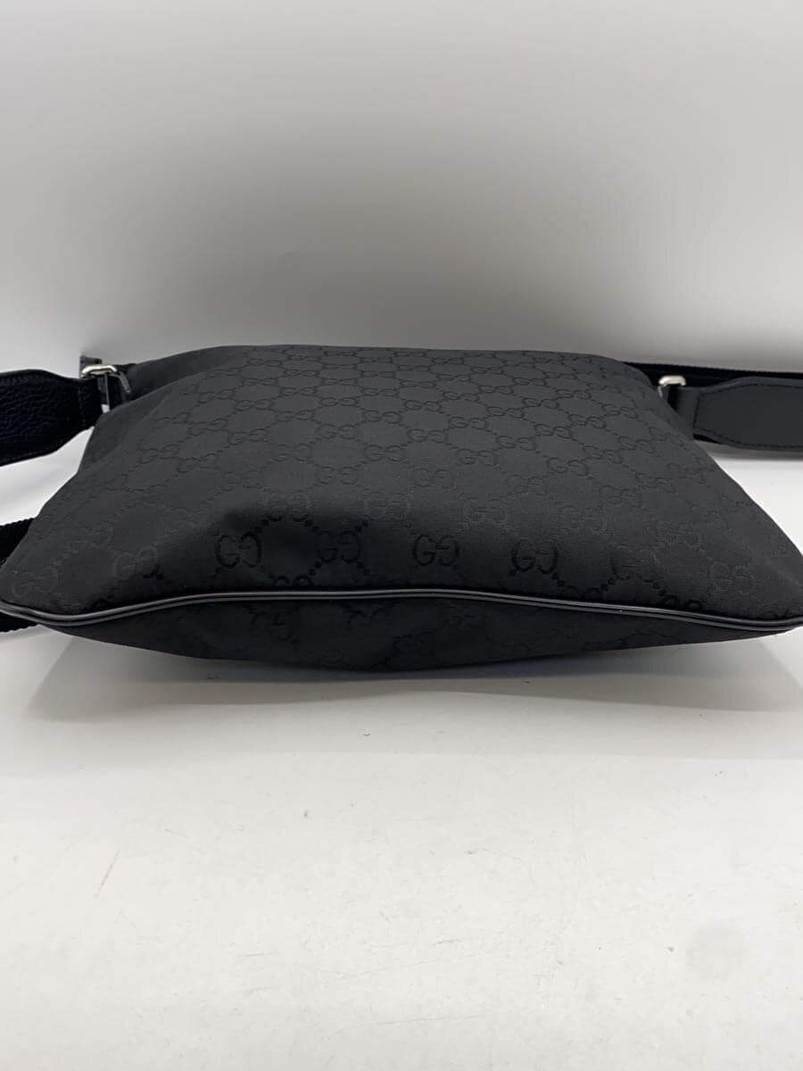 GUCCI Shoulder Bag_GG Nylon Nylon Black 4