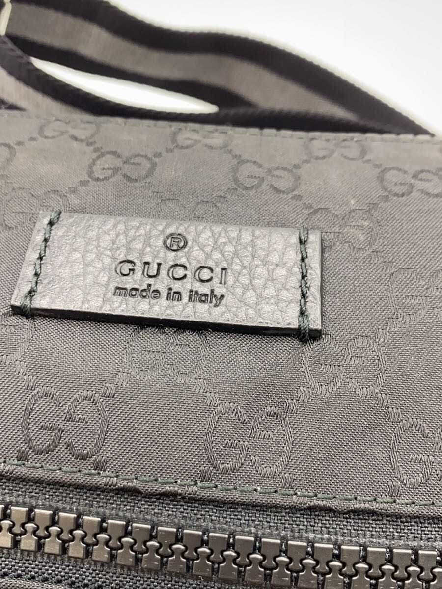 GUCCI Shoulder Bag_GG Nylon Nylon Black 5
