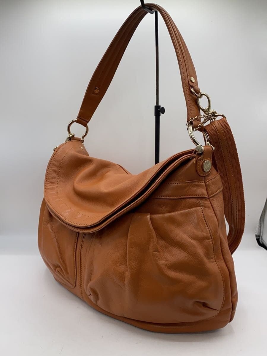 HAMANO Bag Leather Orange 2
