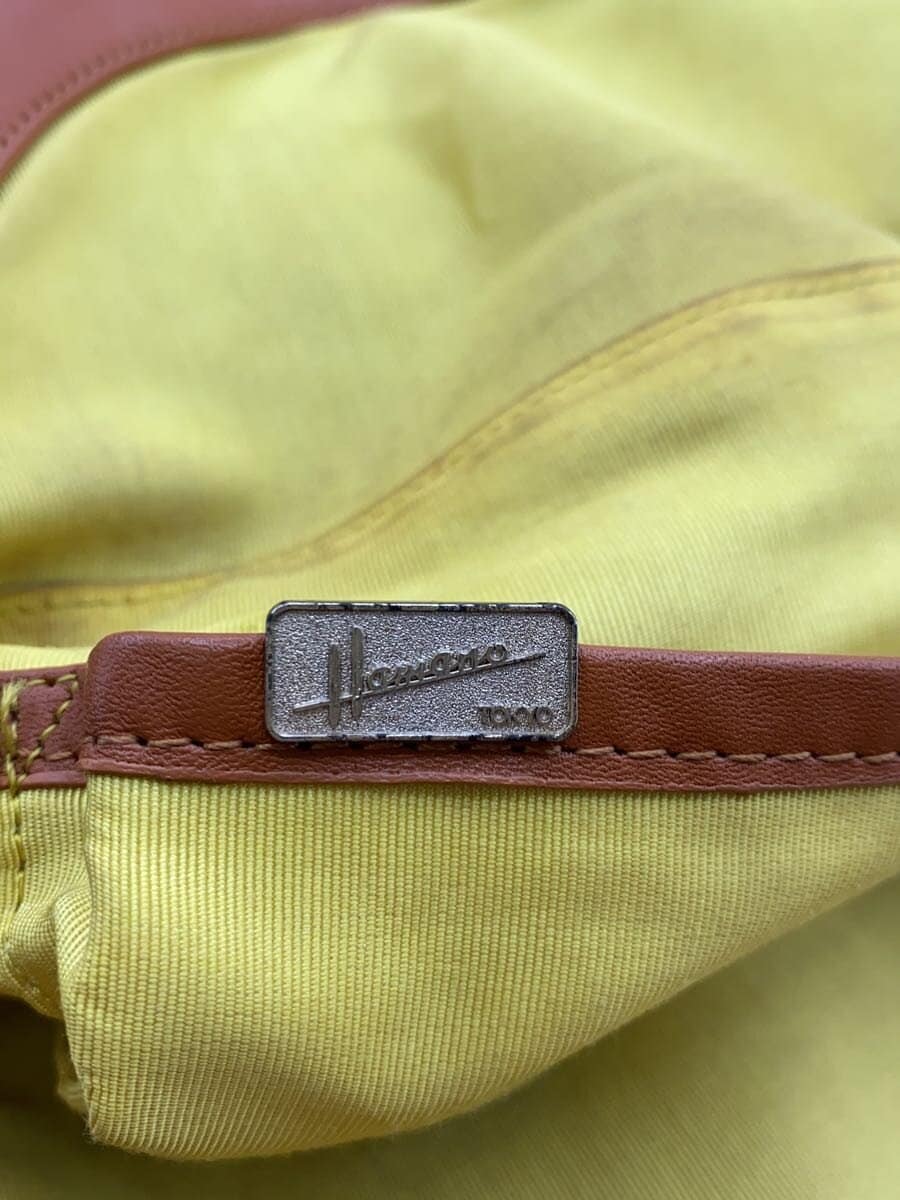 HAMANO Bag Leather Orange 5