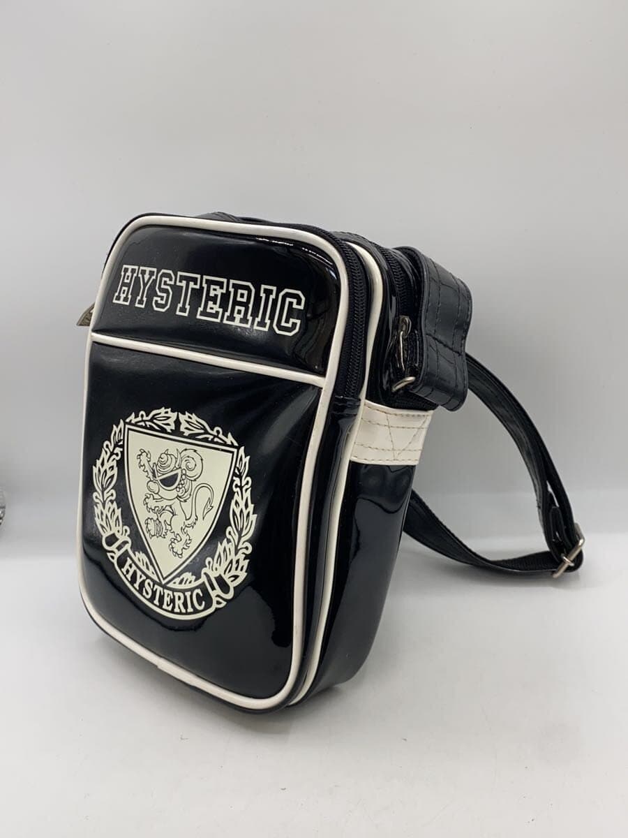 HYSTERIC GLAMOUR Shoulder Bag Patent Leather Black 2