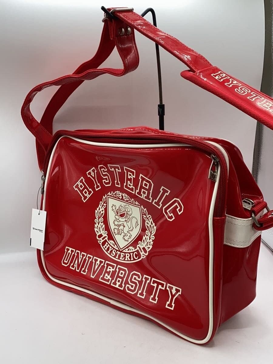 HYSTERIC GLAMOUR Shoulder Bag Patent Leather Red 2