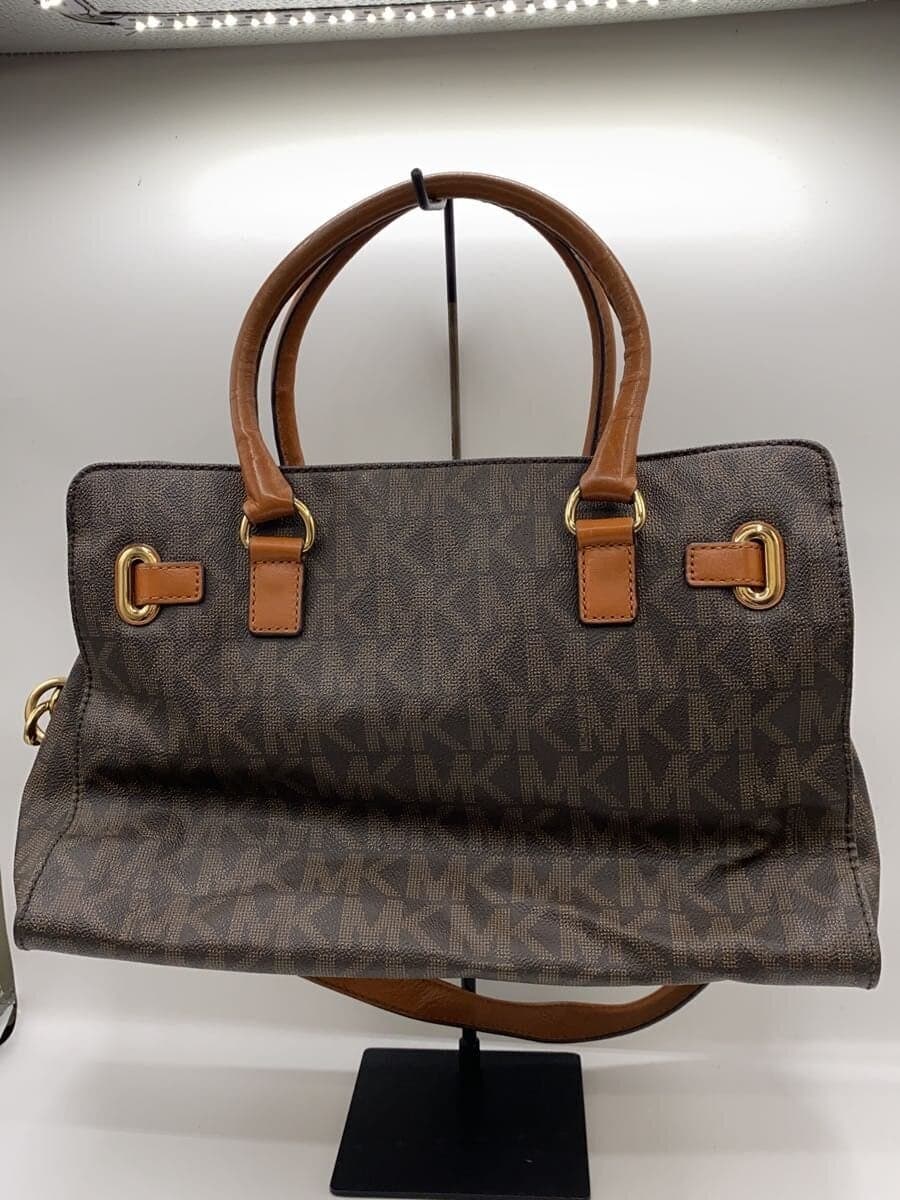 MICHAEL KORS Handbag PVC Black All Over Pattern 35F0GHMT3B 3