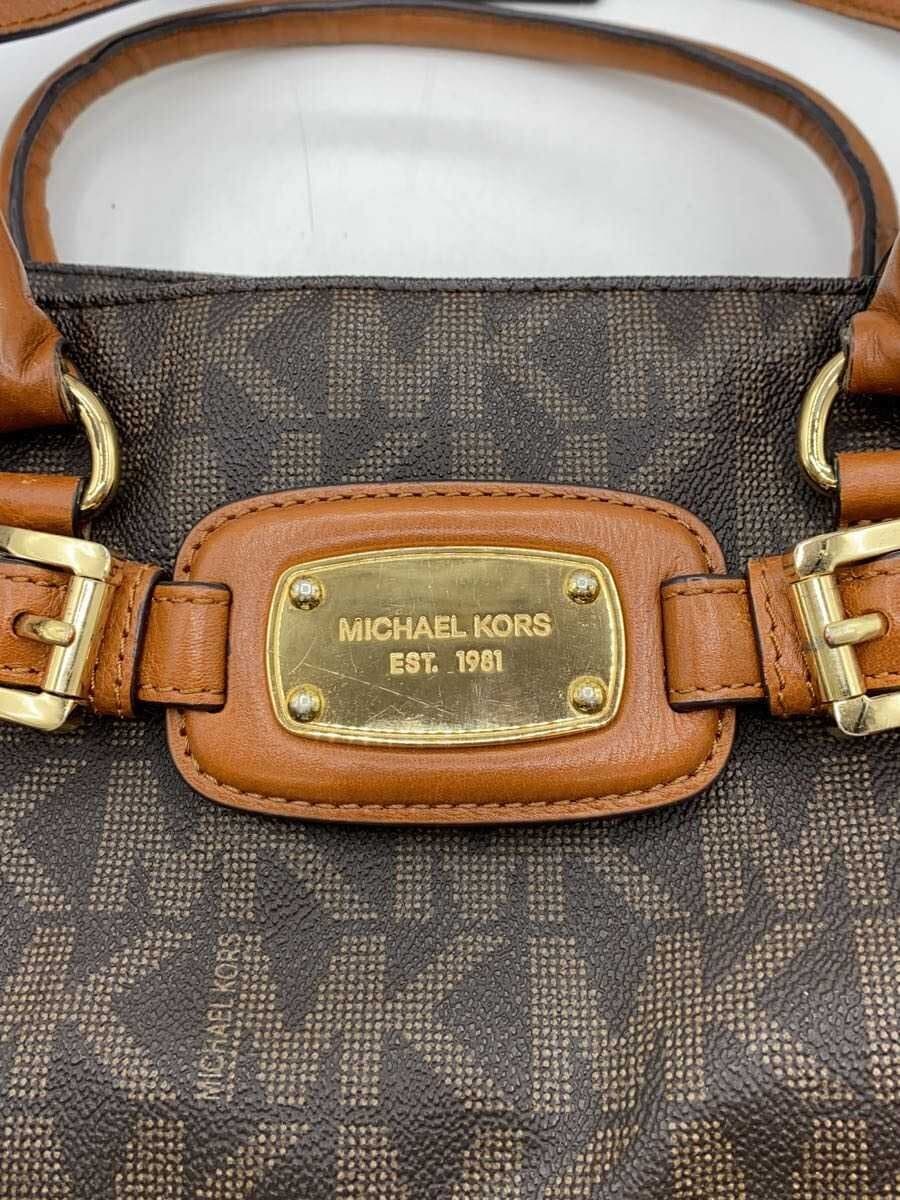 MICHAEL KORS Handbag PVC Black All Over Pattern 35F0GHMT3B 5