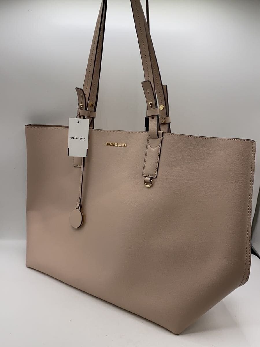 MICHAEL KORS Handbag Faux Leather Pink Solid 2