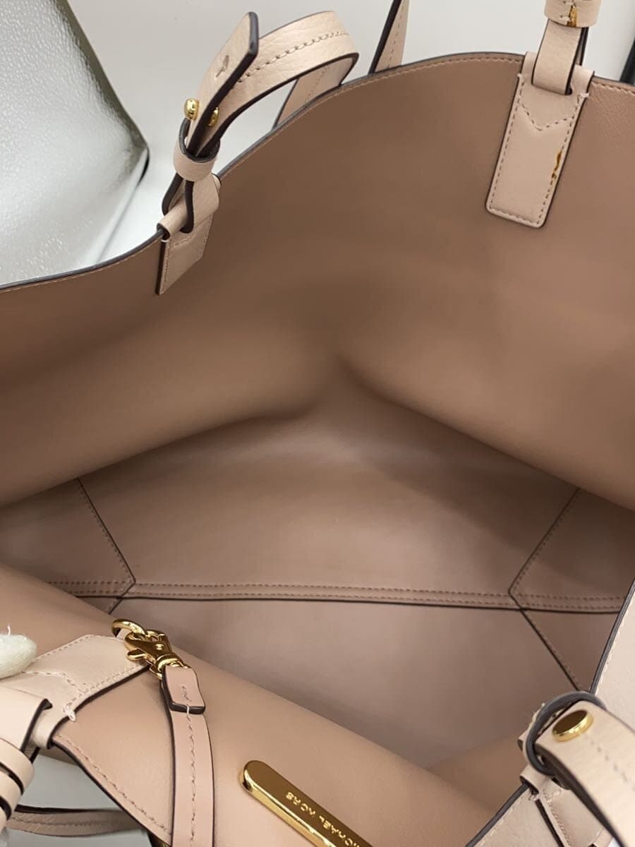 MICHAEL KORS Handbag Faux Leather Pink Solid 6