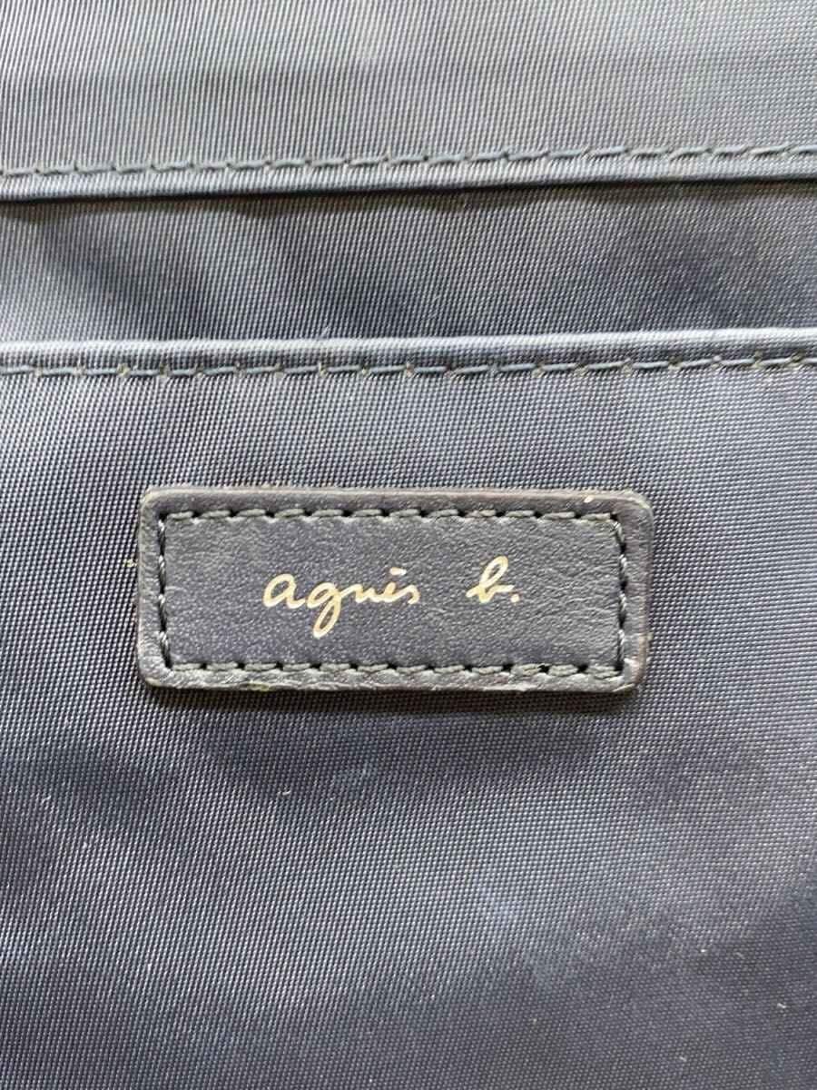 agnes b VOYAGE Shoulder Bag Nylon NVY 5
