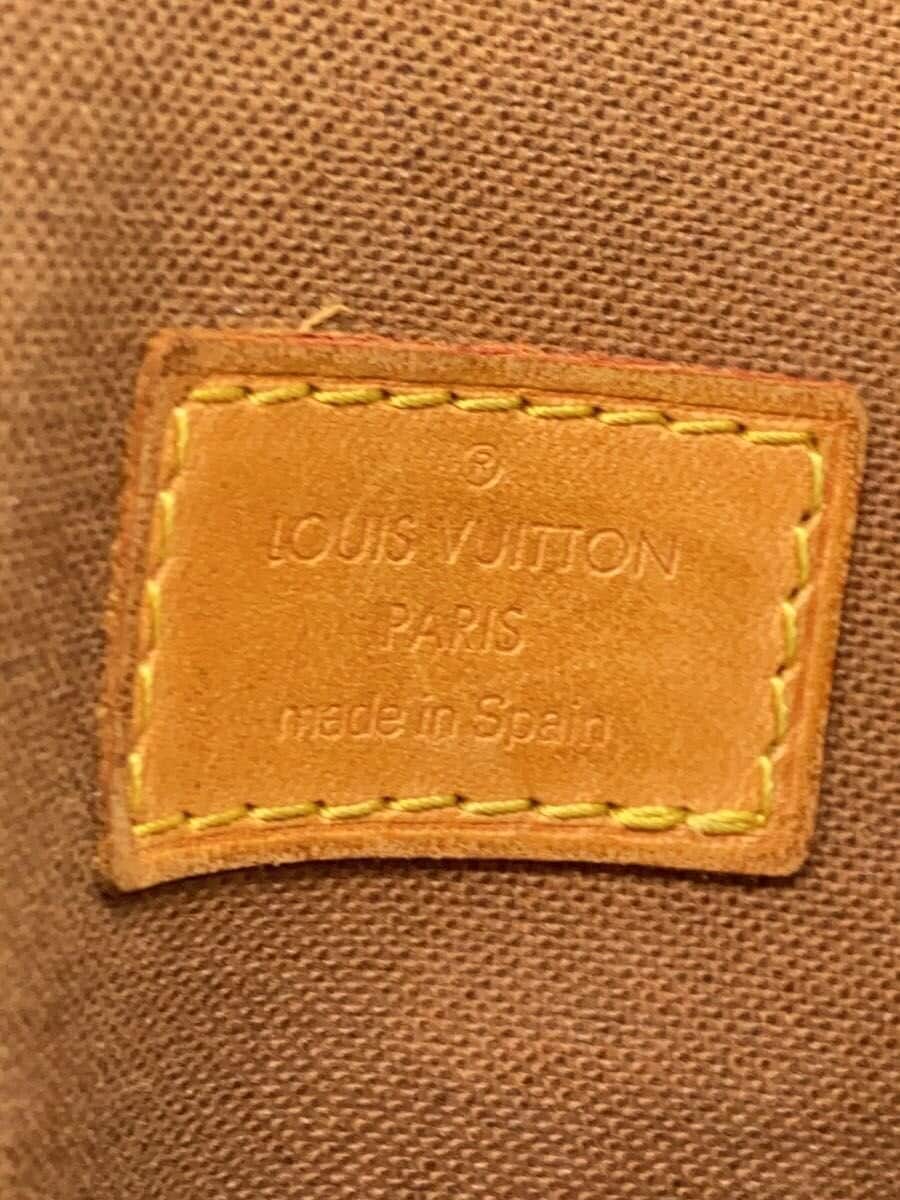 LOUIS VUITTON Pochette Ganjou _Monogram Canvas PVC BRW 5