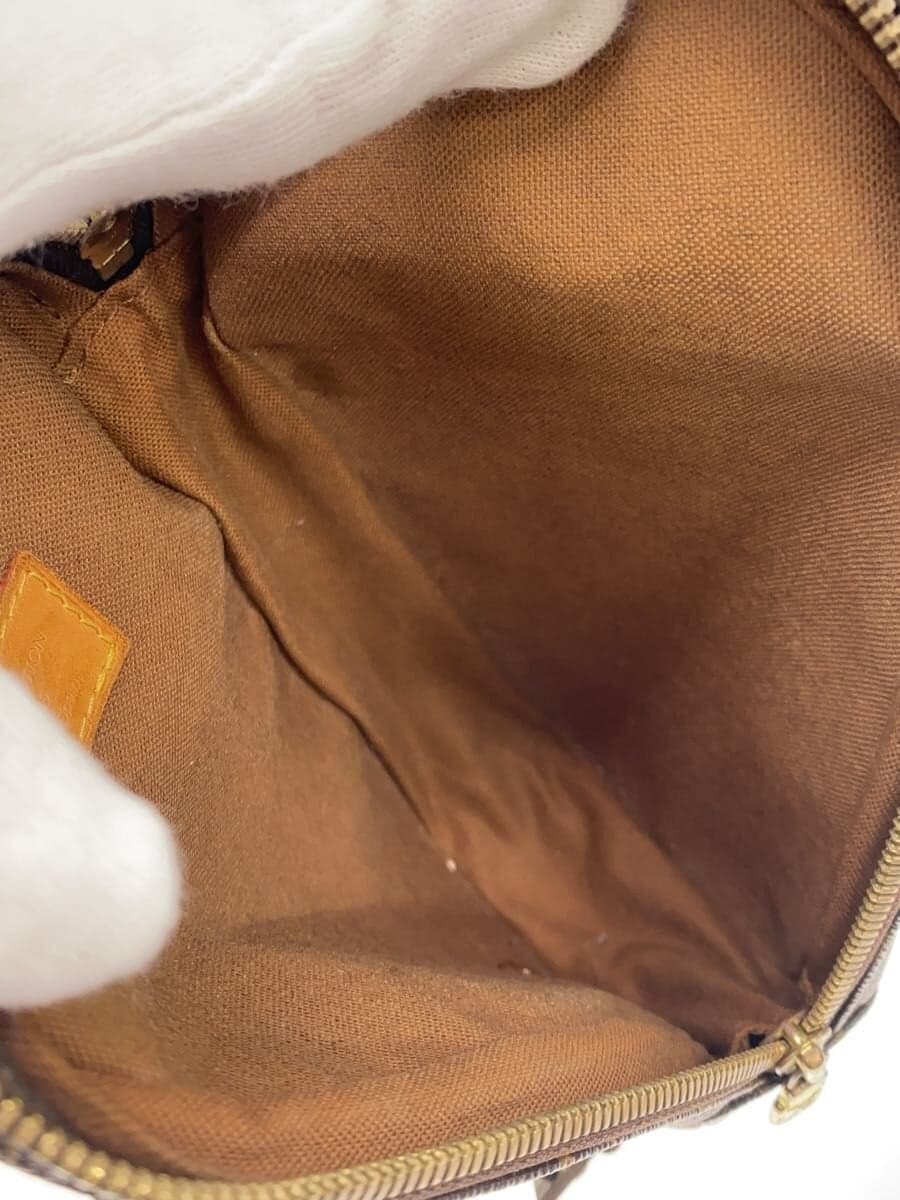 LOUIS VUITTON Pochette Ganjou _Monogram Canvas PVC BRW 6