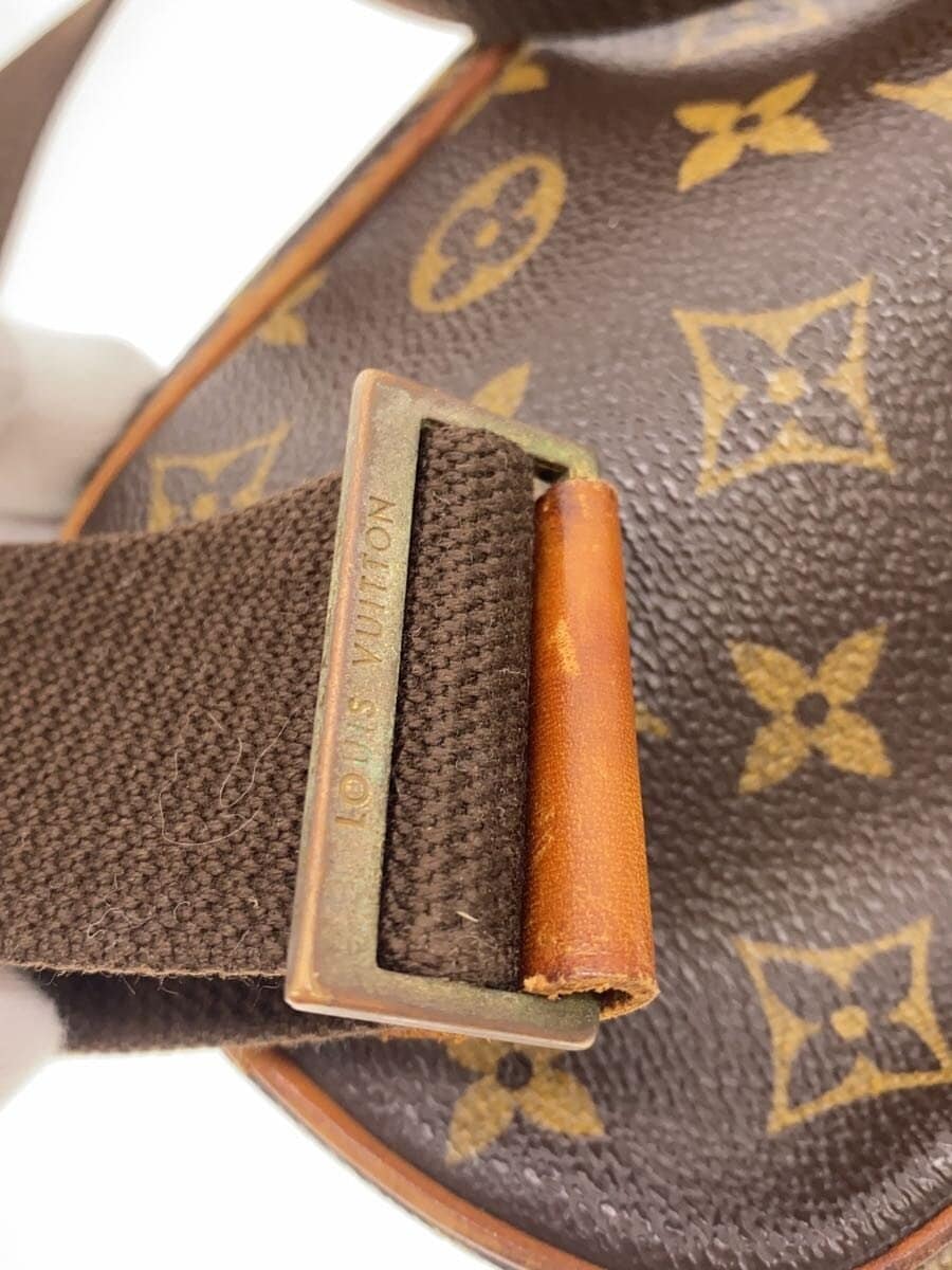 LOUIS VUITTON Pochette Ganjou _Monogram Canvas PVC BRW 8