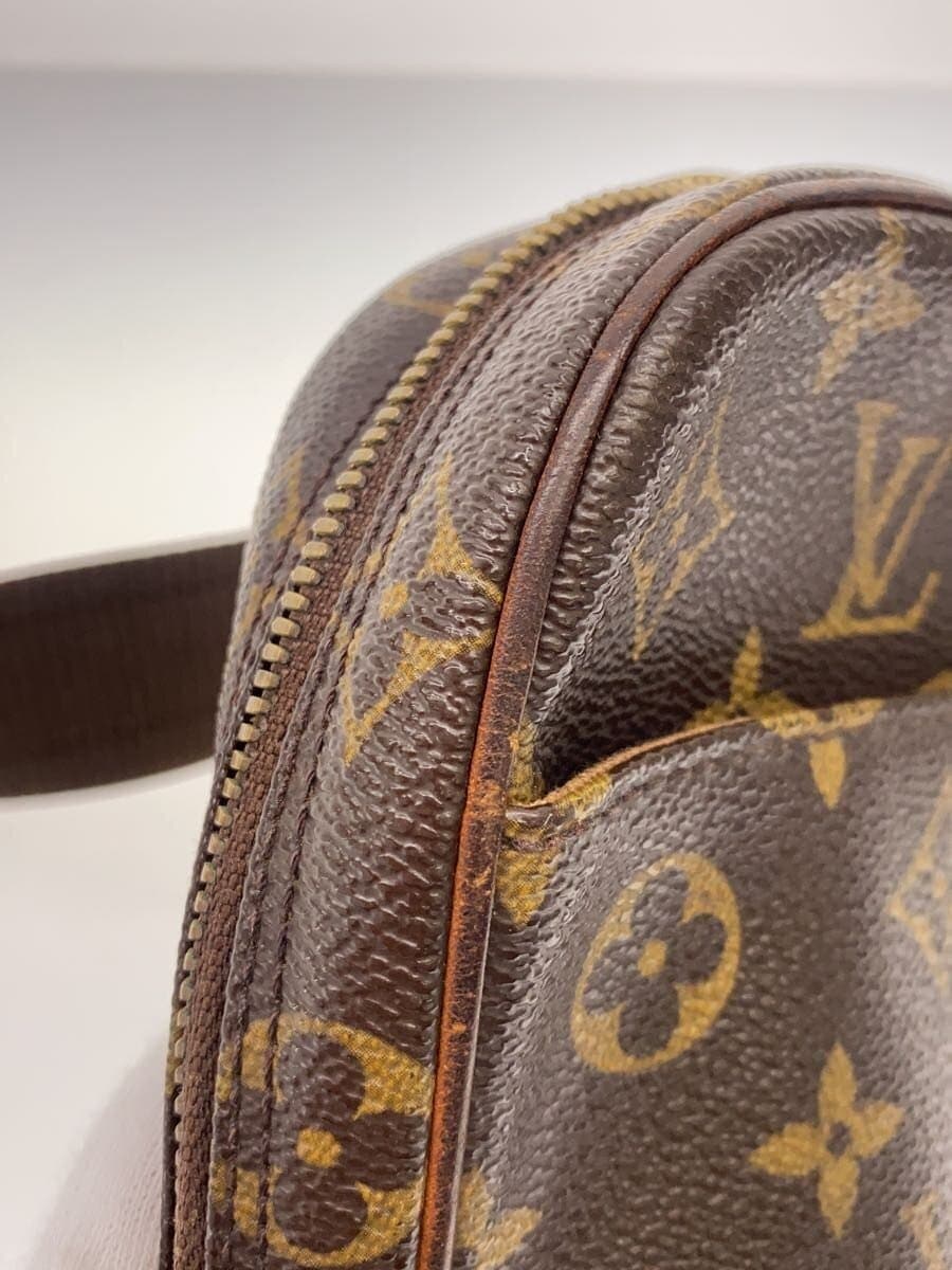 LOUIS VUITTON Pochette Ganjou _Monogram Canvas PVC BRW 9