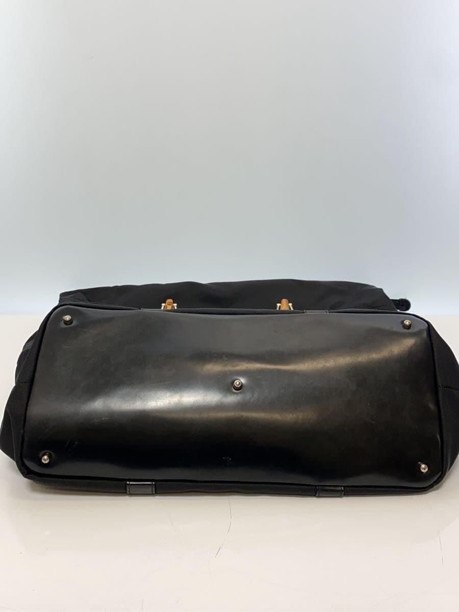 GUCCI Tote Bag Canvas BLK Solid 00237540412 4