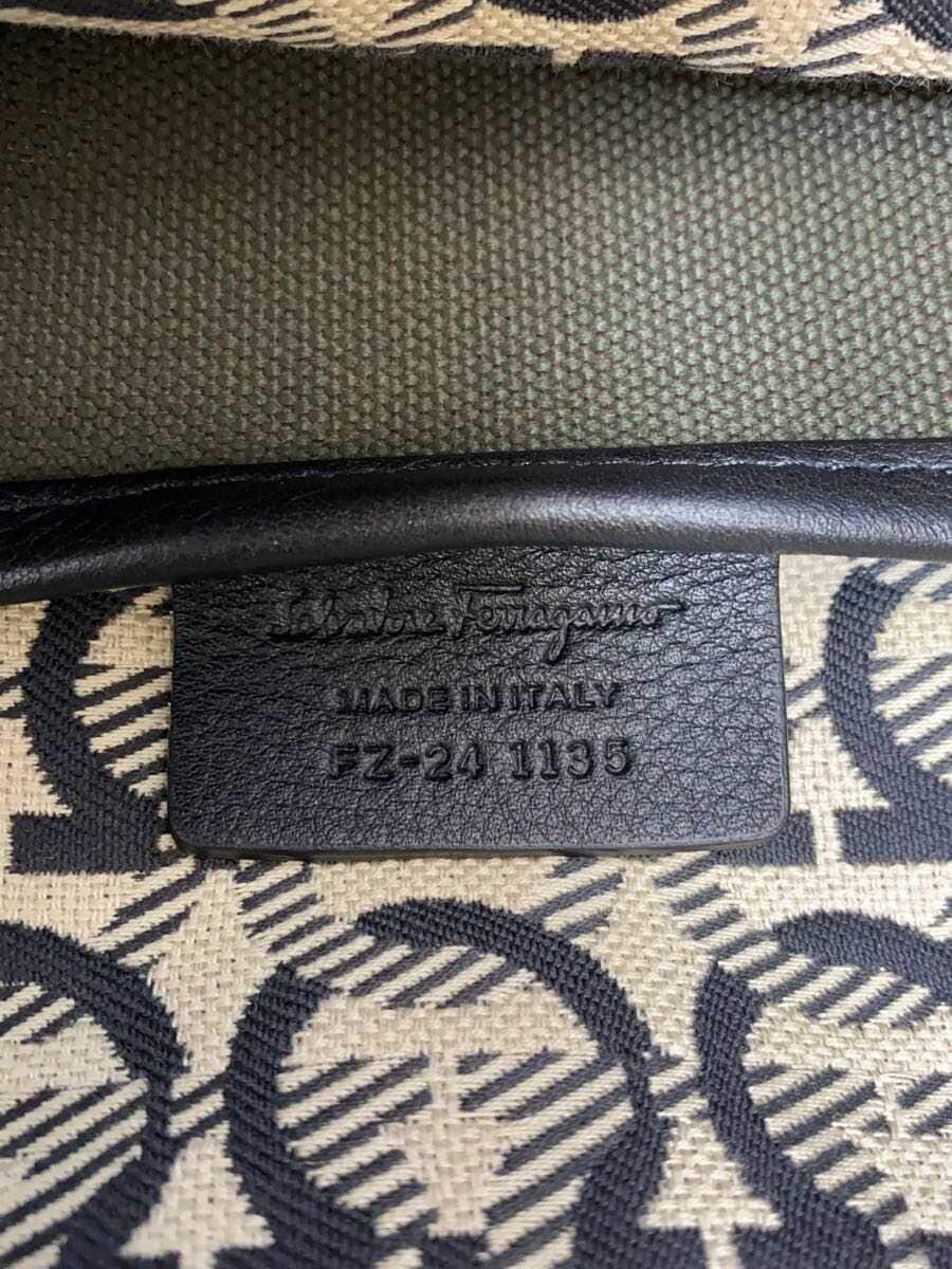 Salvatore Ferragamo Backpack Canvas KHK FZ-24 5