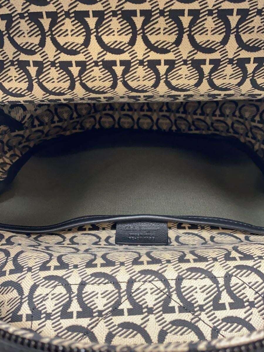 Salvatore Ferragamo Backpack Canvas KHK FZ-24 6