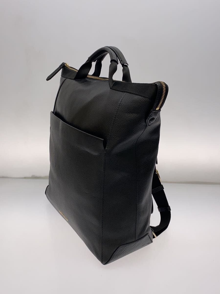 COLE HAAN Backpack Leather BLK Solid U04933 2