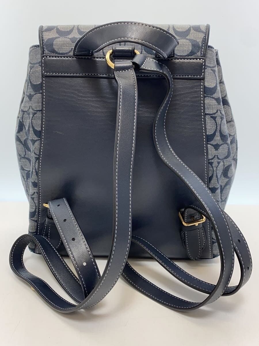 COACH Backpack IDG All Over Pattern C8162 Strap Damage Corner Wear 3