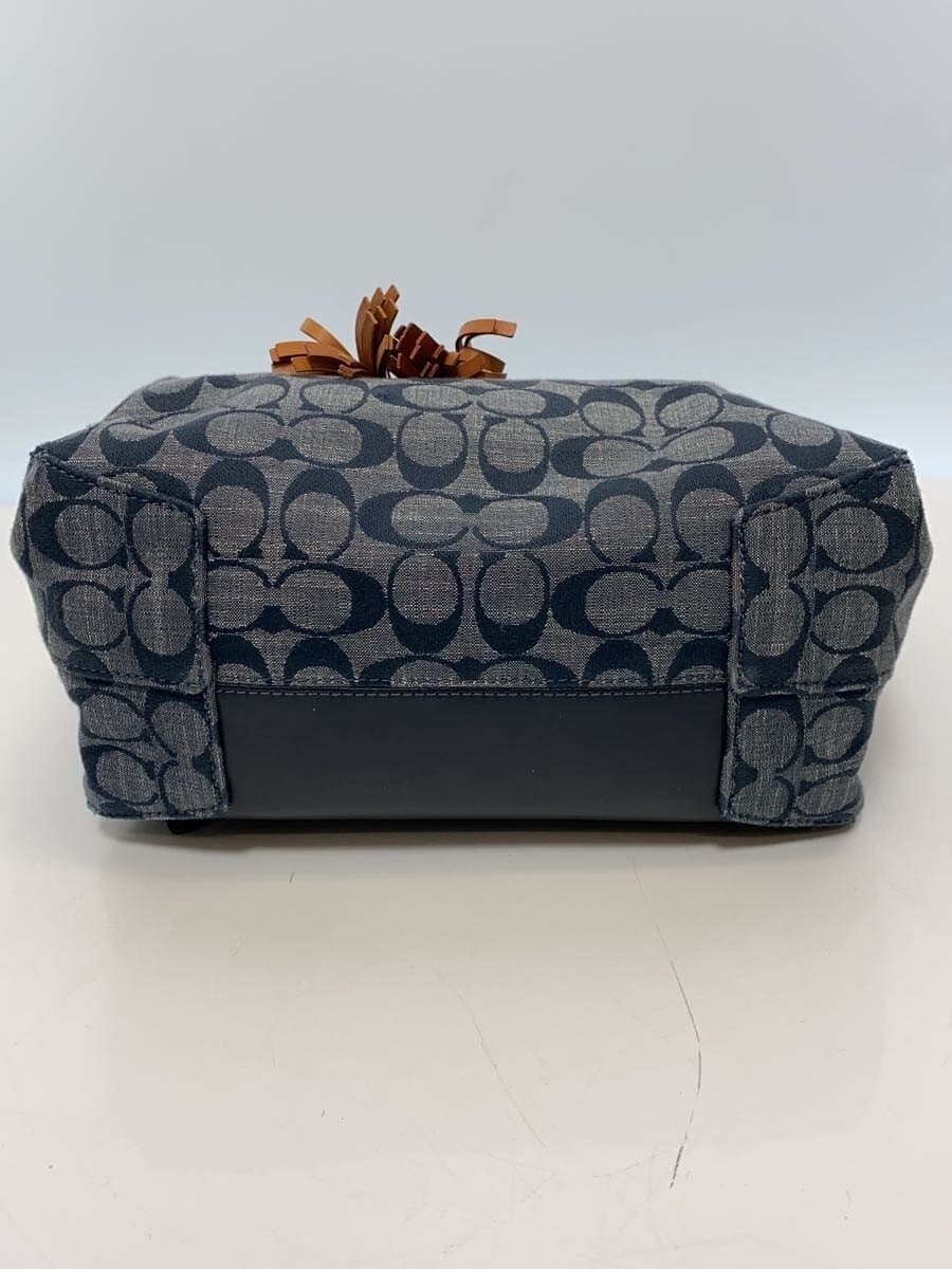 COACH Backpack IDG All Over Pattern C8162 Strap Damage Corner Wear 4