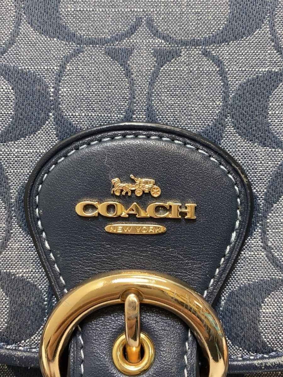 COACH Backpack IDG All Over Pattern C8162 Strap Damage Corner Wear 5
