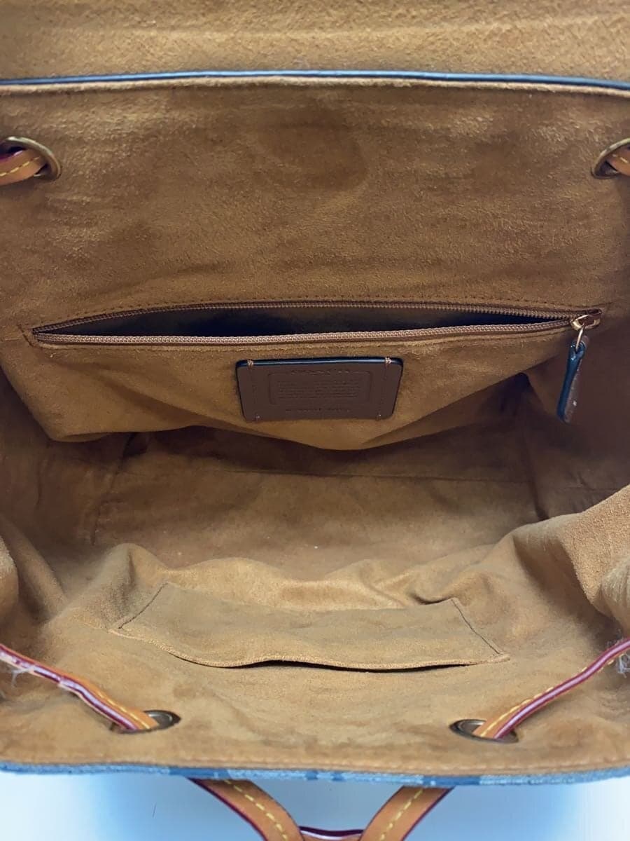 COACH Backpack IDG All Over Pattern C8162 Strap Damage Corner Wear 6