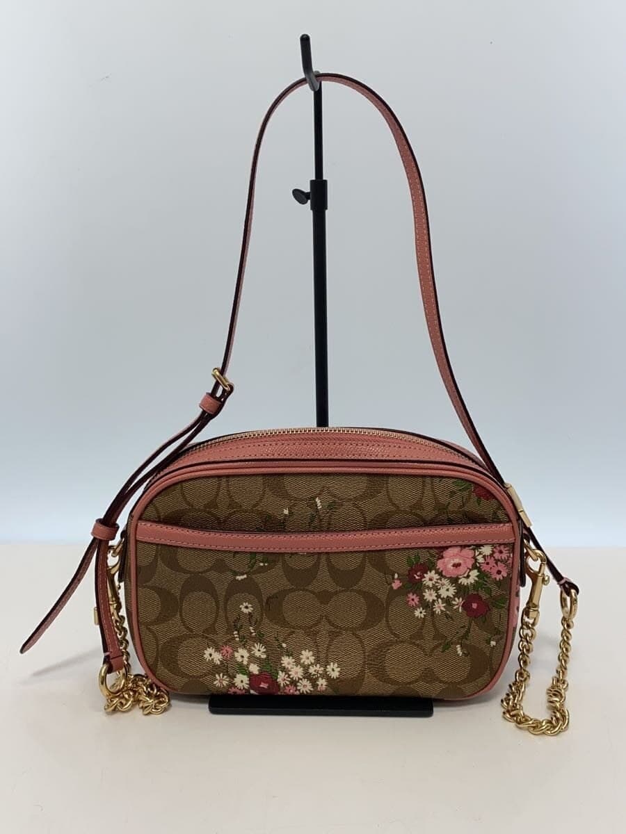 COACH Shoulder Bag Leather PNK All Over Pattern F29732 3