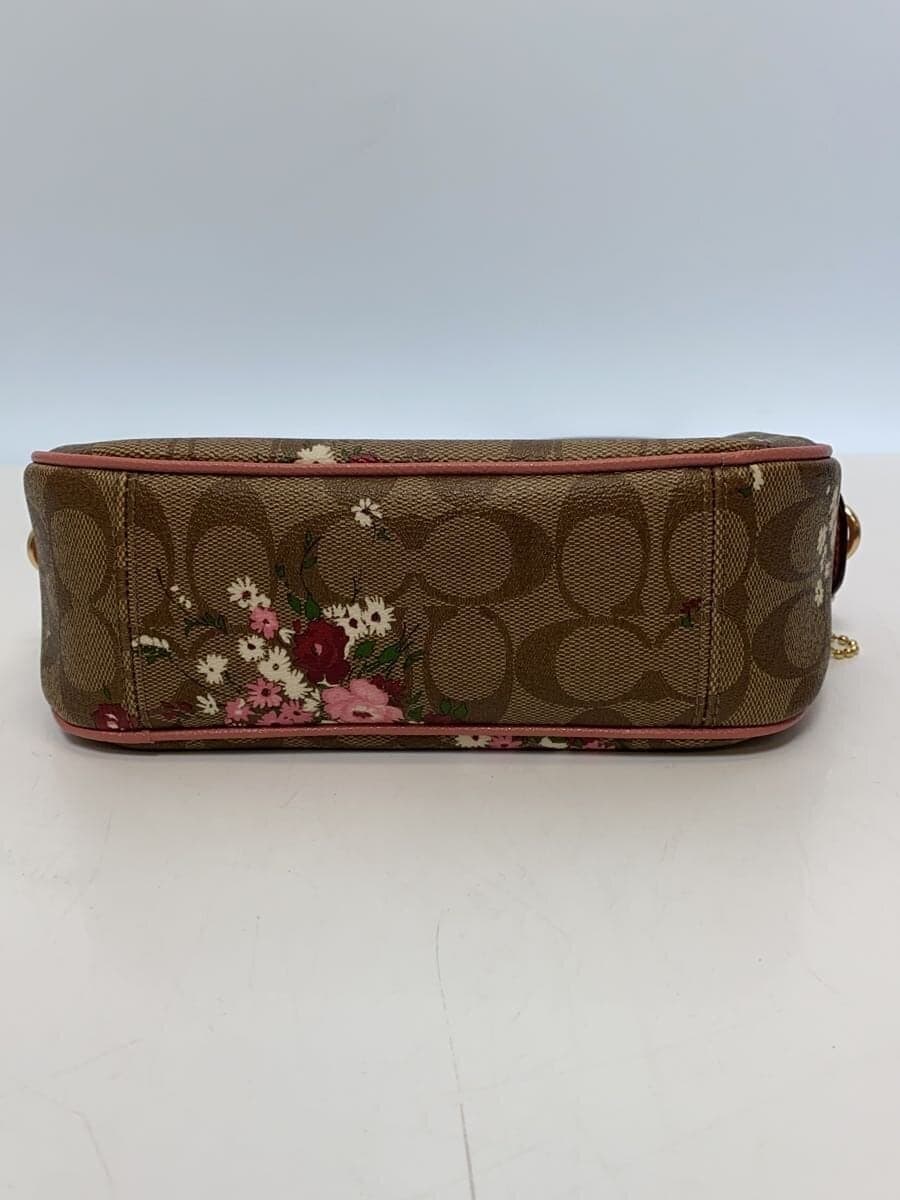 COACH Shoulder Bag Leather PNK All Over Pattern F29732 4