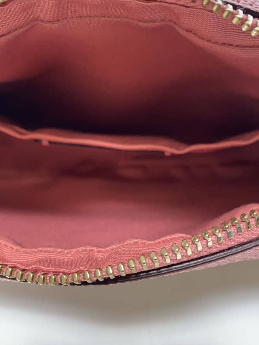 COACH Shoulder Bag Leather PNK All Over Pattern F29732 6