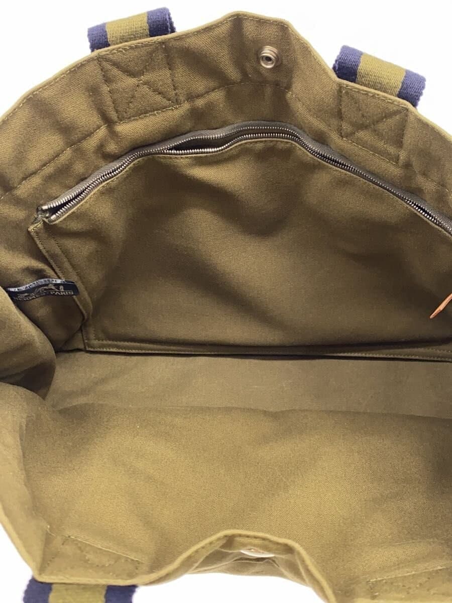 HERMES Tote Bag Cotton KHK 6