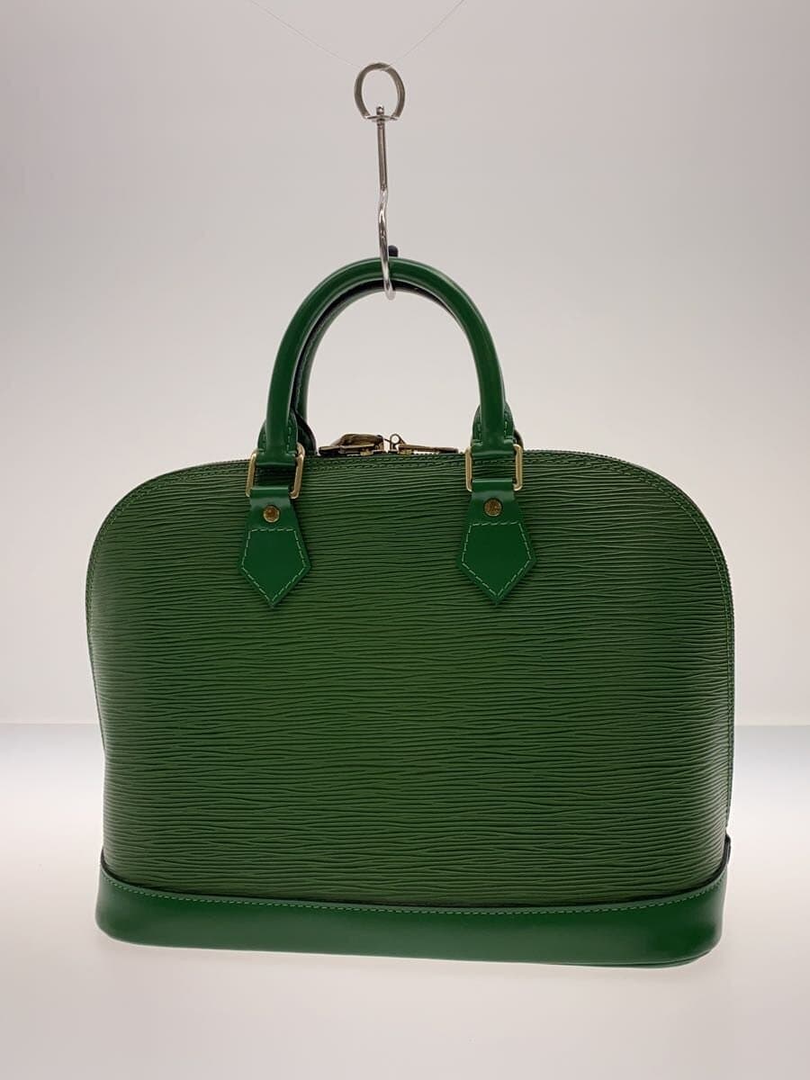 LOUIS VUITTON Alma Épi Leather Green M52144 3
