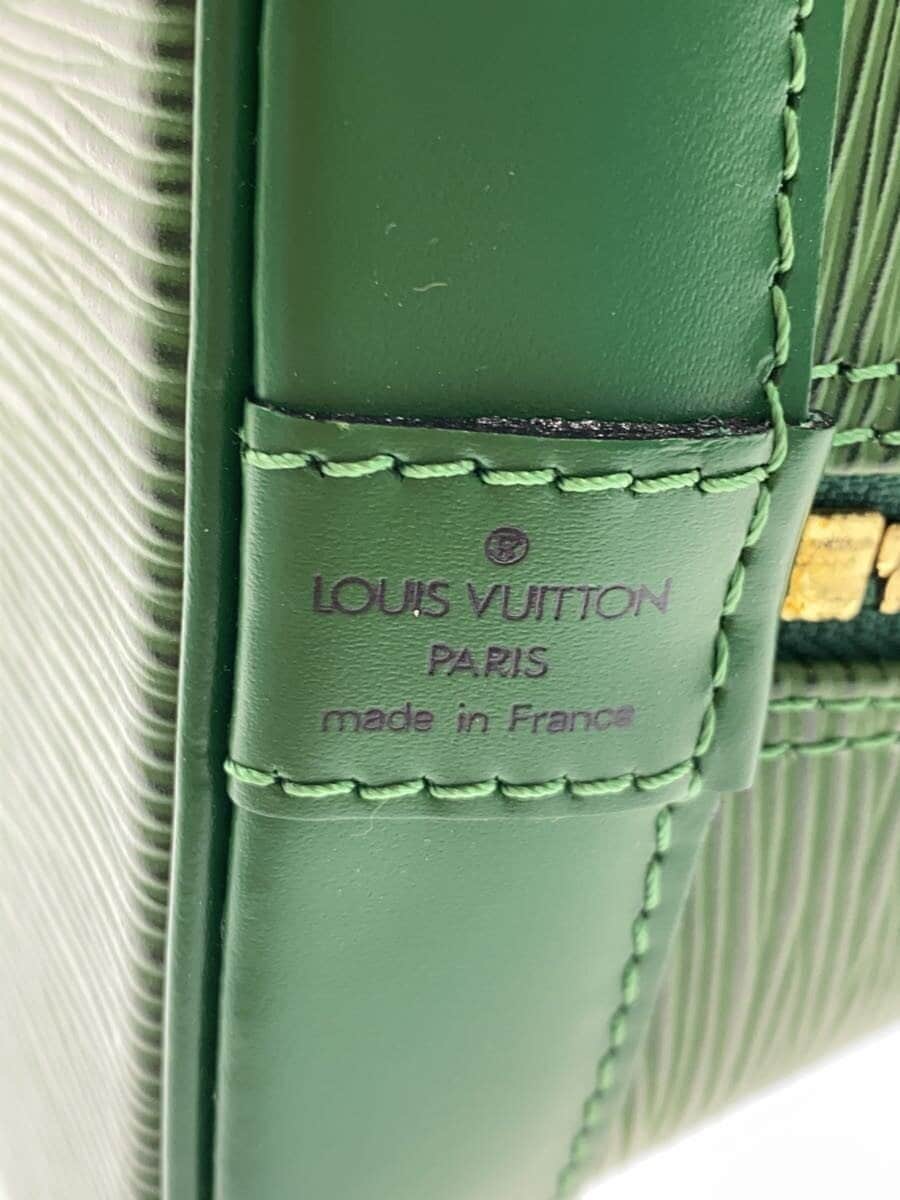 LOUIS VUITTON Alma Épi Leather Green M52144 5